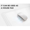 YSAGi Frosted Transparent Desk Pad, 43×30.7inch, PVC, Non-Slip, Heat Resistant & Waterproof(43″ x 30.7″)
