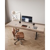 YSAGi Frosted Transparent Desk Pad, 43×30.7inch, PVC, Non-Slip, Heat Resistant & Waterproof(63×22 inch)