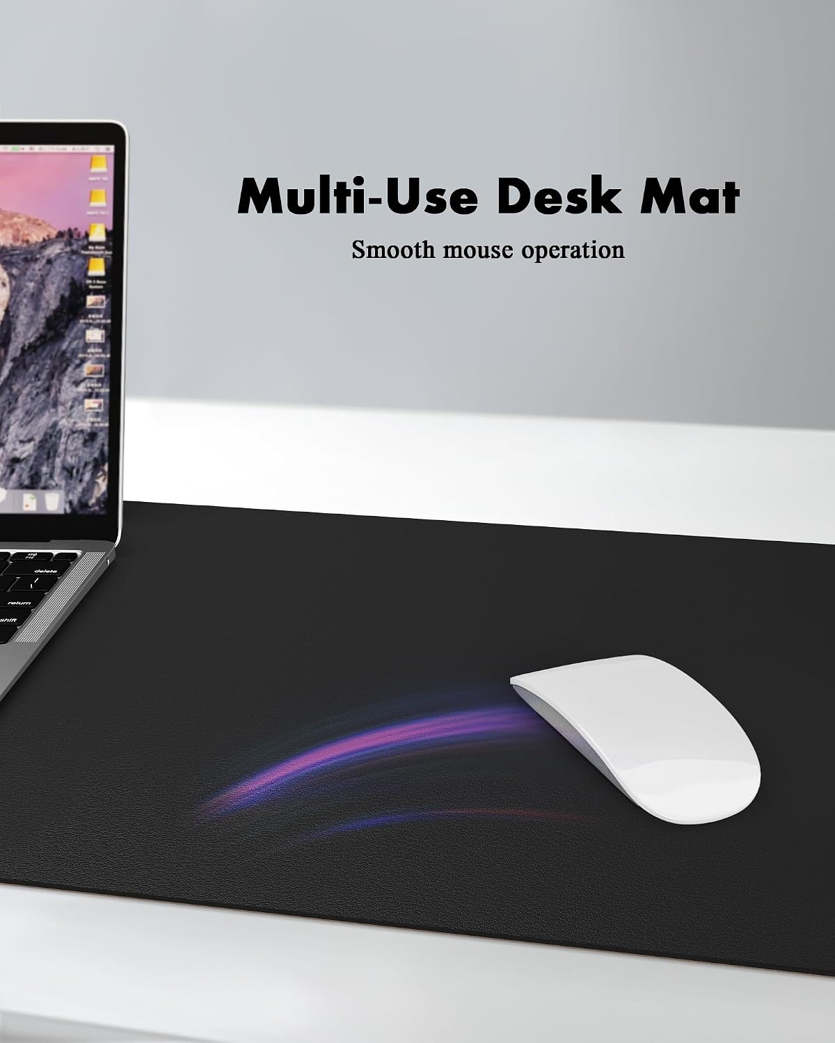 image:imageYSAGi DoubleSided Cork PU Leather Waterproof Desk Pad Protector for OfficeBlackcork