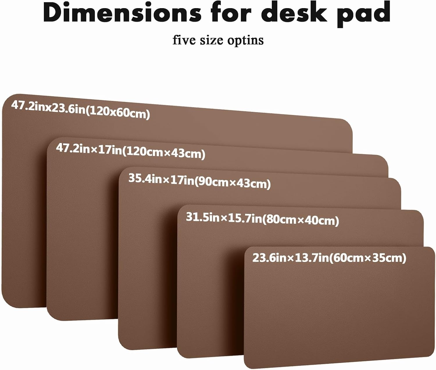image:imageYSAGi DoubleSided Cork PU Leather Waterproof Desk Pad Protector for OfficeCoffeecork