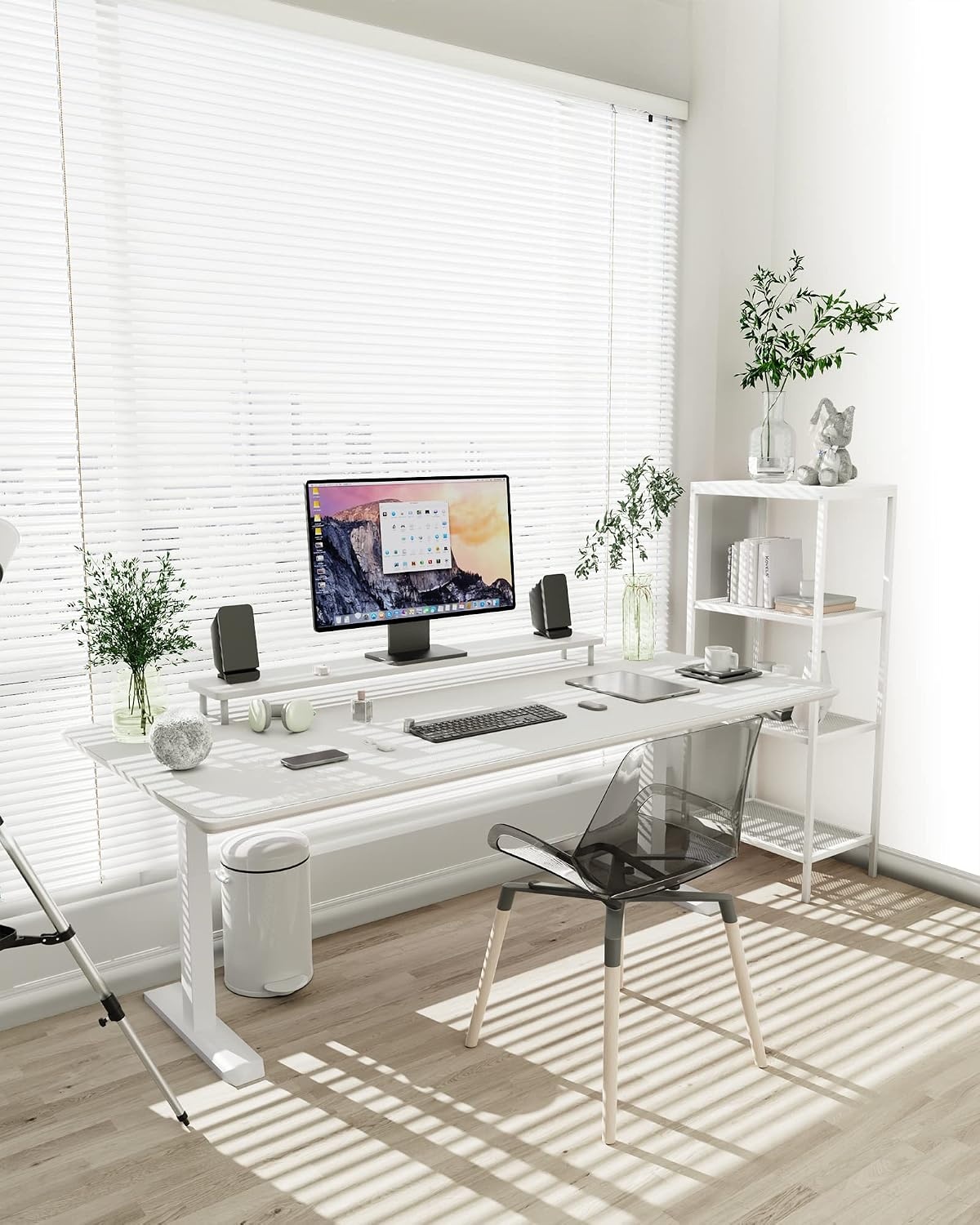 image:imageYSAGi NonSlip Leather Desk Pad Waterproof Laptop Computer Desk Keyboard Mat Table Protector Blotter Mat Large Mouse Pad for OfficeWorkHomeDecorPink 236 x 137White