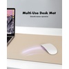YSAGi Double-Sided Cork PU Leather Waterproof Desk Pad Protector for Office(Beige/Cork)