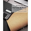 YSAGi Double-Sided Cork PU Leather Waterproof Desk Pad Protector for Office(Black+cork)