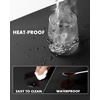 YSAGi Double-Sided Cork PU Leather Waterproof Desk Pad Protector for Office(Black+cork)