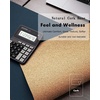 YSAGi Double-Sided Cork PU Leather Waterproof Desk Pad Protector for Office(Dark Blue)
