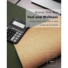 YSAGi Double-Sided Cork PU Leather Waterproof Desk Pad Protector for Office(Dark Green/Cork)