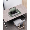 YSAGi Double-Sided Cork PU Leather Waterproof Desk Pad Protector for Office(Jungle Green)