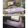 YSAGi Double-Sided Cork PU Leather Waterproof Desk Pad Protector for Office(Light Purple)