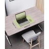 YSAGi Double-Sided Cork PU Leather Waterproof Desk Pad Protector for Office(Matcha Green/Cork)
