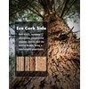 YSAGi Double-Sided Cork PU Leather Waterproof Desk Pad Protector for Office(Olive Green+cork)