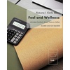 YSAGi Double-Sided Cork PU Leather Waterproof Desk Pad Protector for Office(Olive Green+cork)