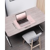 YSAGi Double-Sided Cork PU Leather Waterproof Desk Pad Protector for Office(Pink+cork)