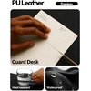 YSAGi Leather Office Desk Pad Protector, Large Mouse Pad, Non-Slip, PU Leather, Laptop Desk Blotter, Waterproof Writing Pad for Office and Home, Black, 23.6″ x 13.8″(Black)