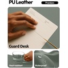YSAGi Leather Office Desk Pad Protector, Large Mouse Pad, Non-Slip, PU Leather, Laptop Desk Blotter, Waterproof Writing Pad for Office and Home, Black, 23.6″ x 13.8″(Dark Green)