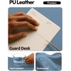 YSAGi Leather Office Desk Pad Protector, Large Mouse Pad, Non-Slip, PU Leather, Laptop Desk Blotter, Waterproof Writing Pad for Office and Home, Black, 23.6″ x 13.8″(Blue)