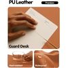 YSAGi Leather Office Desk Pad Protector, Large Mouse Pad, Non-Slip, PU Leather, Laptop Desk Blotter, Waterproof Writing Pad for Office and Home, Black, 23.6″ x 13.8″(Brown)