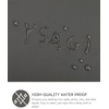 YSAGi Non-Slip Leather Desk Pad, Waterproof Laptop Computer Desk Keyboard Mat, Table Protector Blotter Mat, Large Mouse Pad for Office/Work/Home/Decor(Pink, 23.6″ x 13.7″)(Dark Gray)