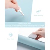 YSAGi Non-Slip Leather Desk Pad, Waterproof Laptop Computer Desk Keyboard Mat, Table Protector Blotter Mat, Large Mouse Pad for Office/Work/Home/Decor(Pink, 23.6″ x 13.7″)(Sky Blue)