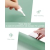 YSAGi Non-Slip Leather Desk Pad, Waterproof Laptop Computer Desk Keyboard Mat, Table Protector Blotter Mat, Large Mouse Pad for Office/Work/Home/Decor(Pink, 23.6″ x 13.7″)(Pale Green)